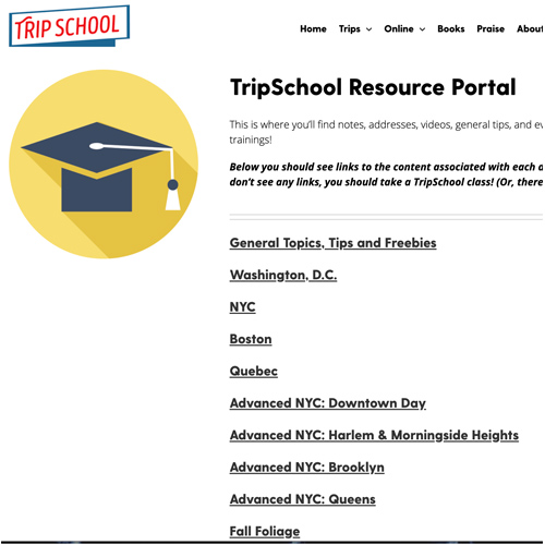 TripSchool Tour Director Resource Portal